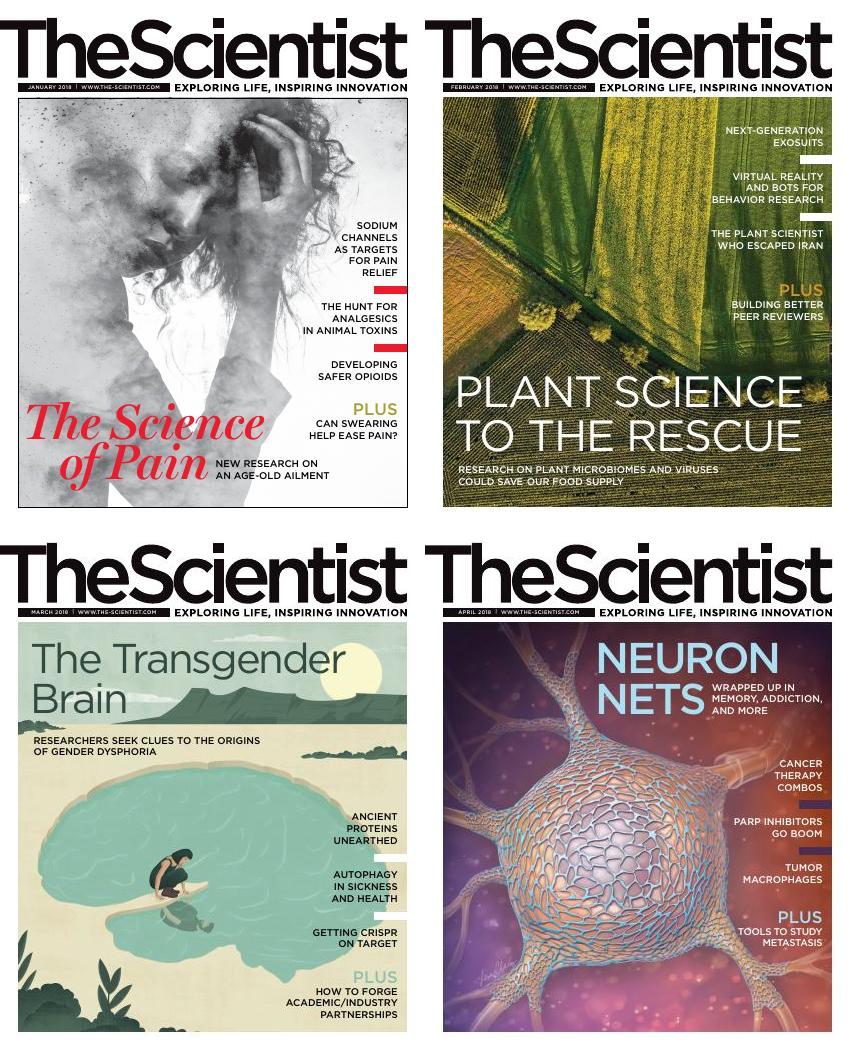 [美国]The Scientist 科学家杂志 2018年订阅 电子版PDF下载