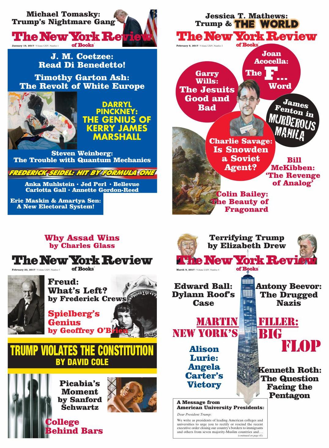 [美国]The New York Review of Books 纽约书评杂志 2017年订阅 电子版PDF下载