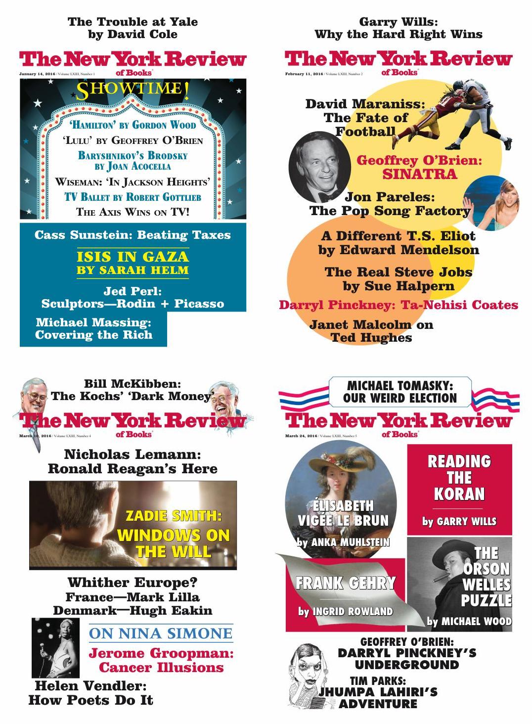 [美国]The New York Review of Books 纽约书评杂志 2016年订阅 电子版PDF下载