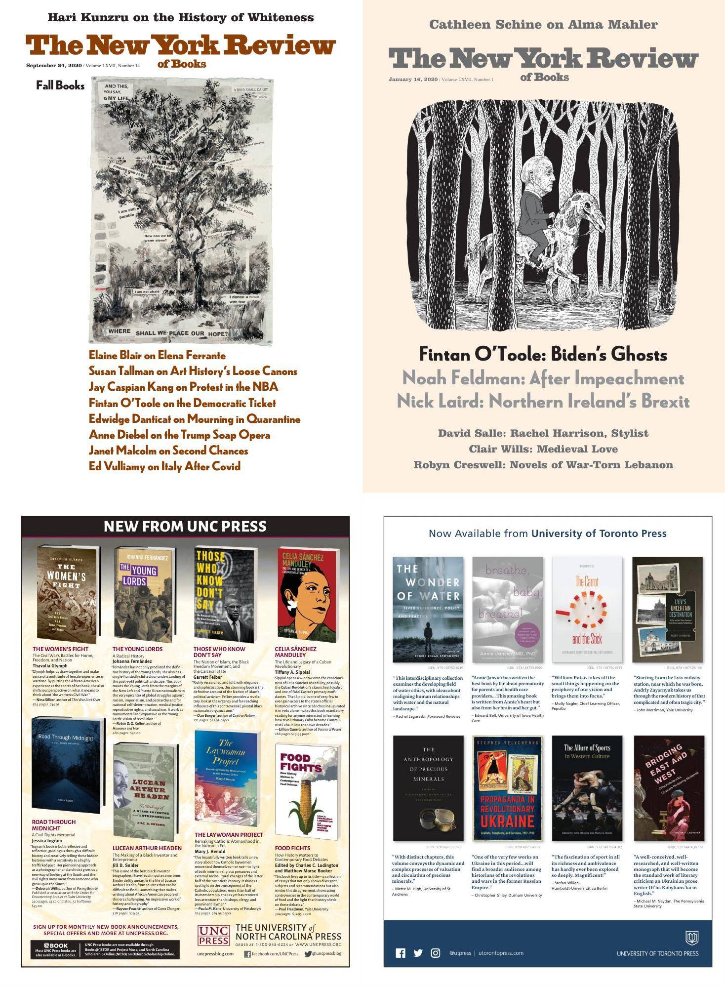 [美国]The New York Review of Books 纽约书评杂志 2020年订阅 电子版PDF下载