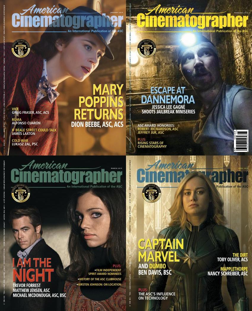 [美国]American Cinematographer 美国电影摄影师杂志 2019年订阅 电子版PDF下载
