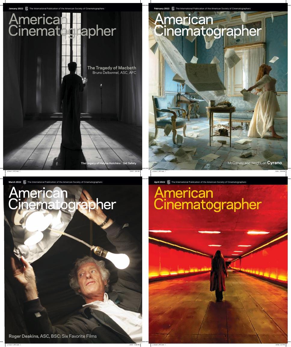 [美国]American Cinematographer 美国电影摄影师杂志 2022年订阅 电子版PDF下载