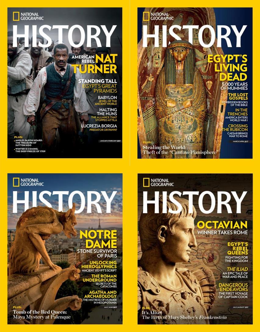 [美国]National Geographic History 国家地理历史杂志 2017年订阅 电子版PDF下载