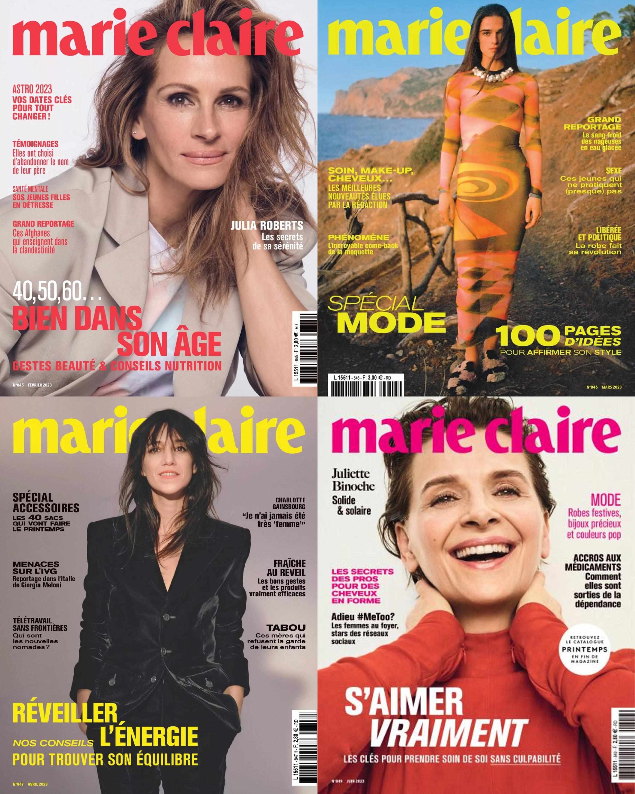 [美国]Marie Claire 著名时尚生活杂志 2023年订阅 电子版PDF下载