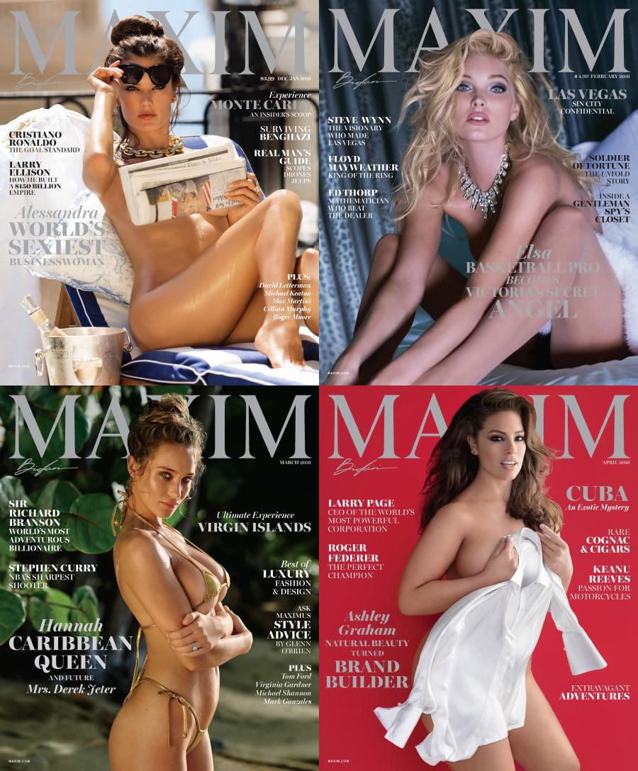 [美国]Maxim USA 男人帮杂志 2016年订阅 电子版PDF下载