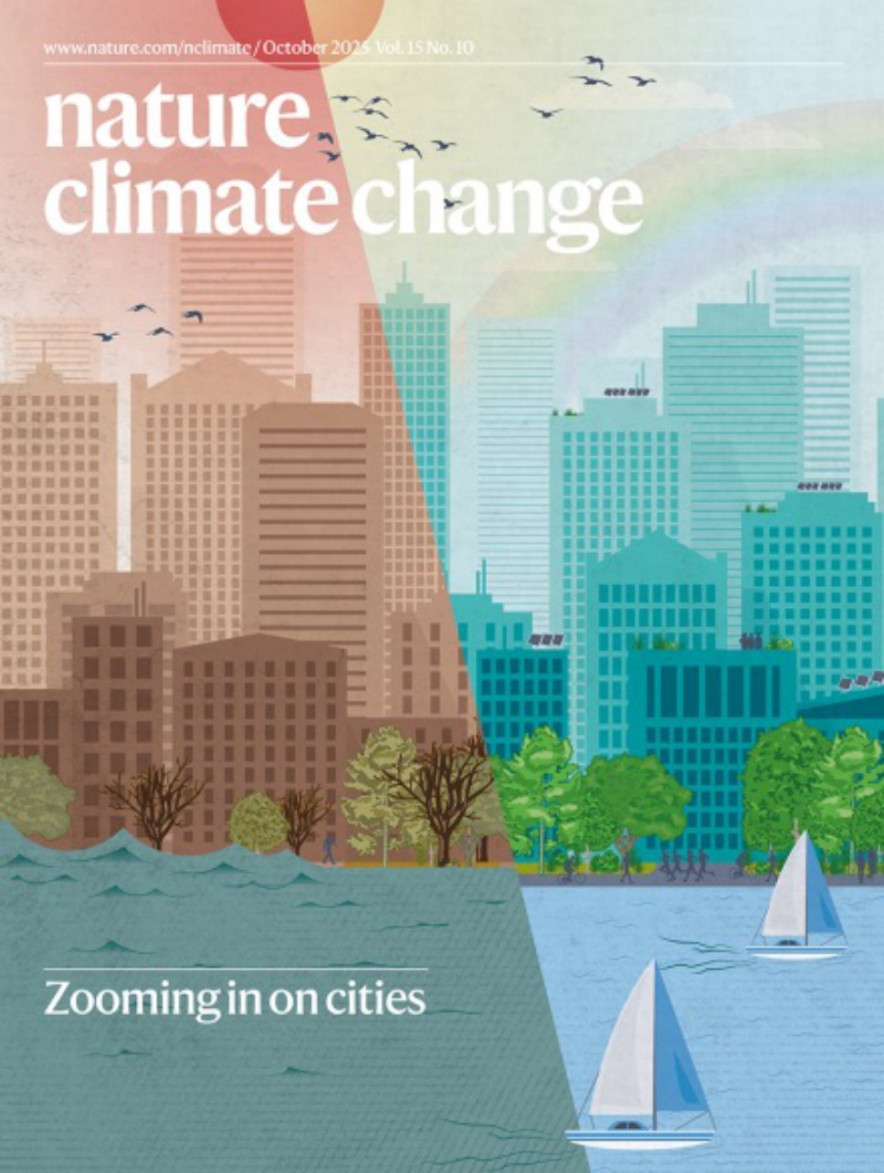 Nature Climate Change-Volume 15 Issue 10, October 2025 电子版PDF(图1)