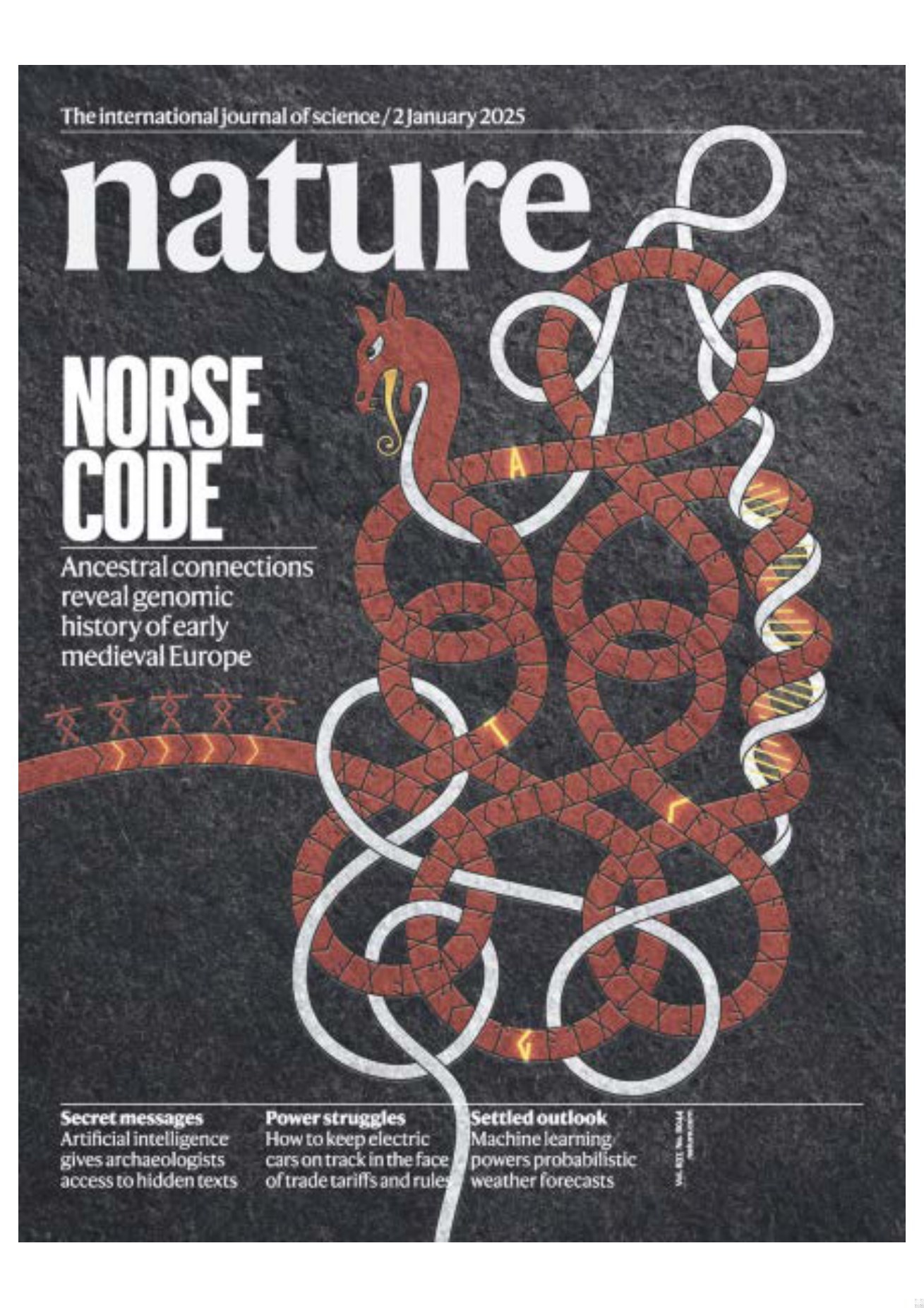 Nature magazine-2025.01.02-双语版 电子版PDF(图1)