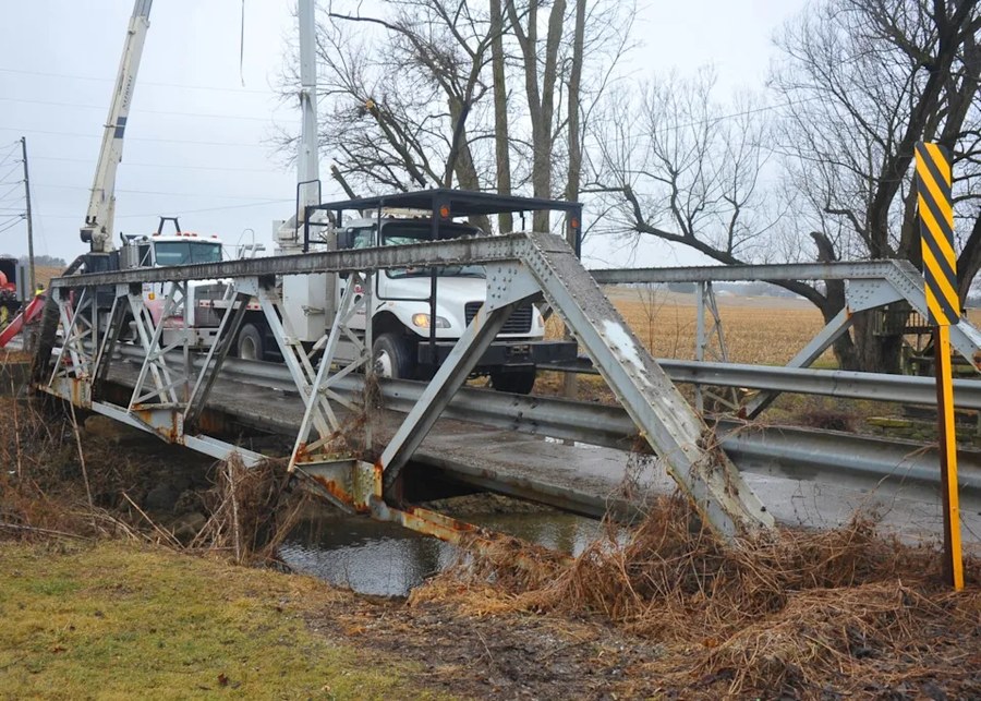 韦恩县将更换苹果溪的银行街老桥