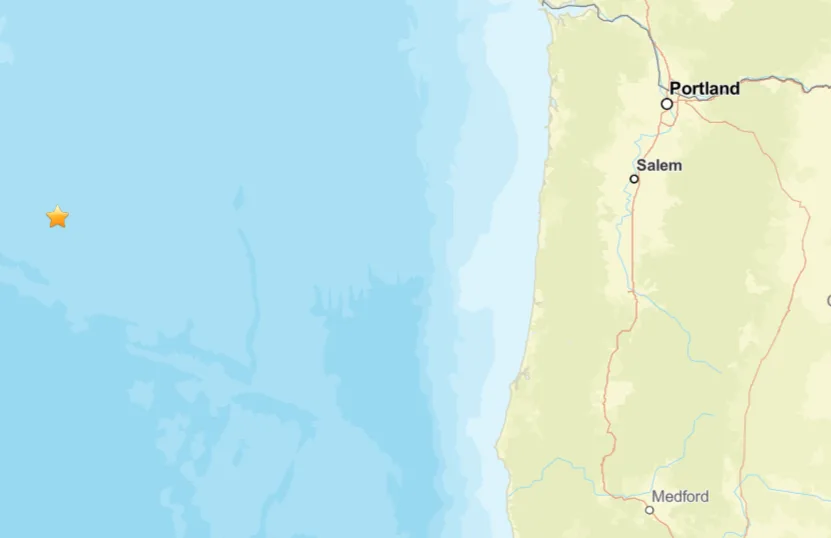 俄勒冈海岸附近测到4.0级地震 什么需要知道(图1)