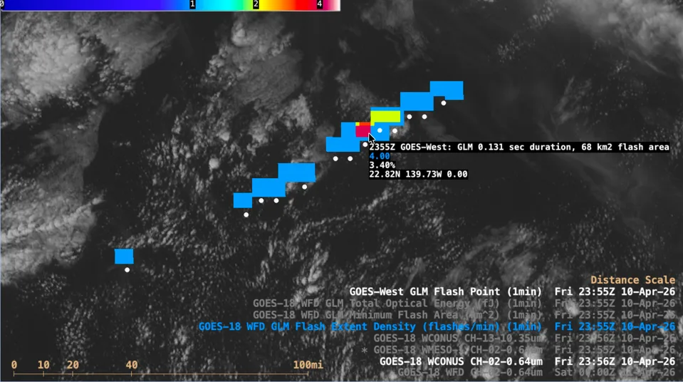 闪电探测气象卫星观测到阿波罗二号再入(图5)